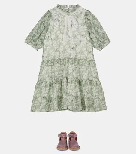 Paade Mode Floral cotton and silk dress - 4