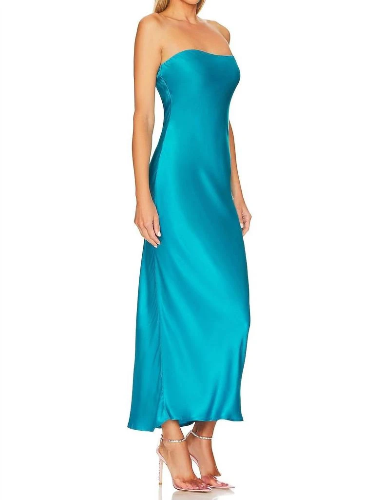angel strapless midi dress SNDYS x REVOLVE Angel Strapless Midi Dress in Yellow