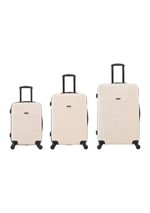 InUSA Resilience Lightweight Hardside Spinner 3 Piece Luggage Set  2024 28 Inch 3