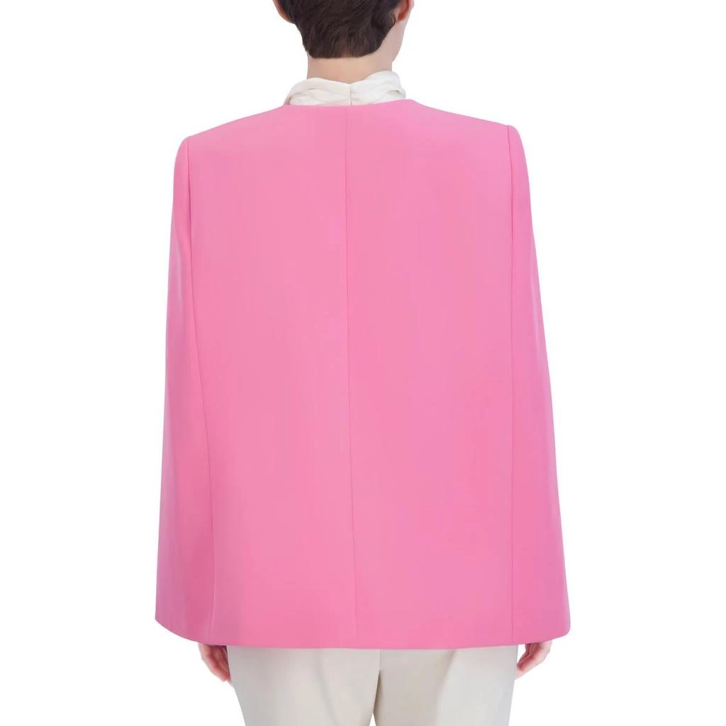 BCBG Womens Cape Sleeve Business One-Button Blazer 2