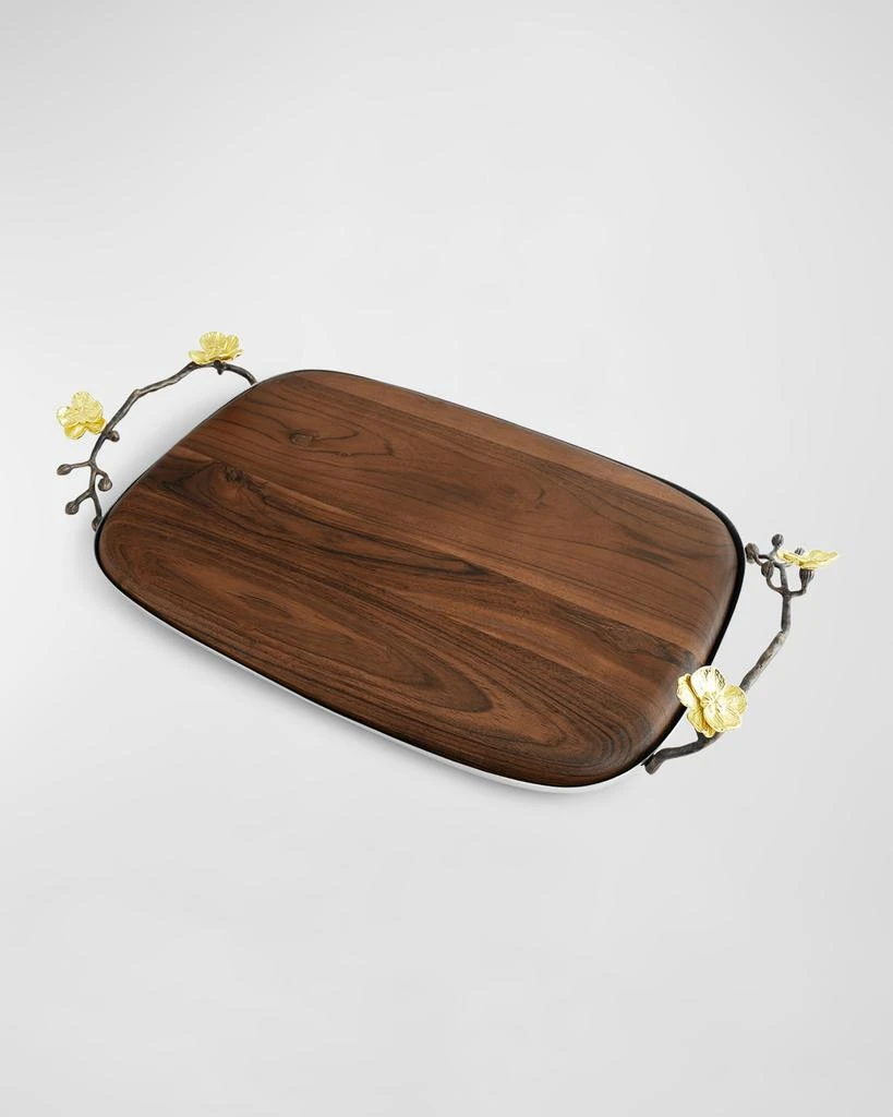 Michael Aram Gold Orchid Bread Board 4
