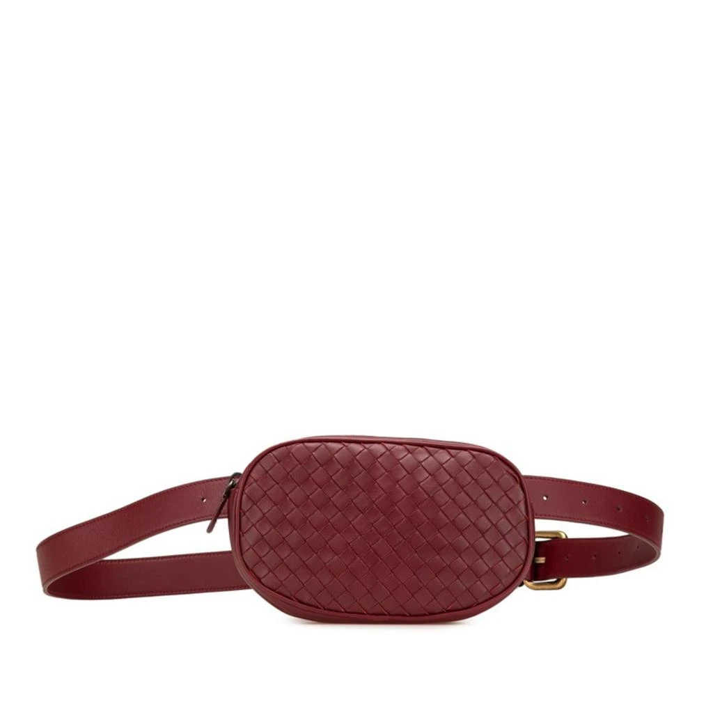 Bottega Veneta Intrecciato Leather Fanny Pack (Pre-Owned)