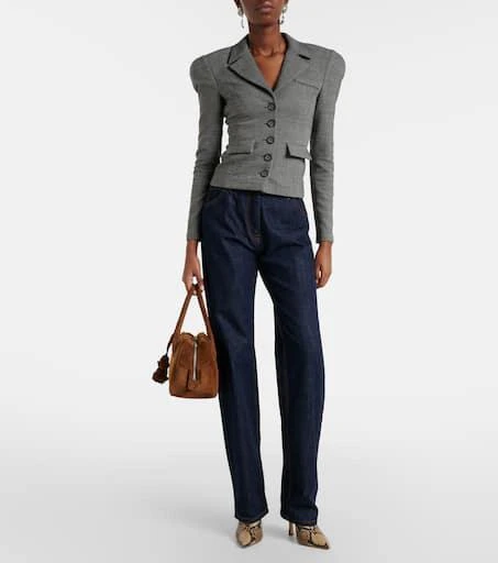 Magda Butrym Brigitte Large suede tote bag 5