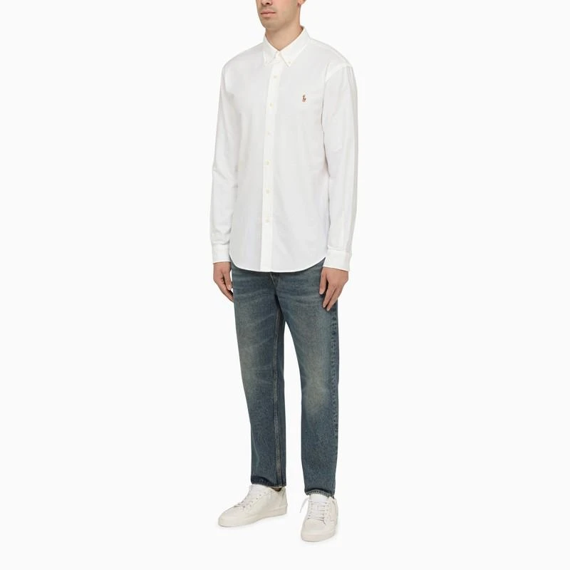 Ralph Lauren  WHITE POPLIN BUTTON-DOWN SHIRT 2
