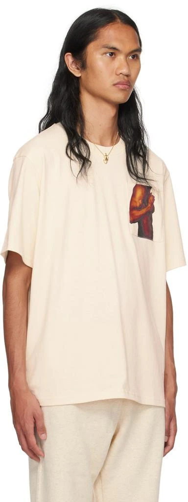 JW Anderson Beige Chest Pocket T-Shirt 2