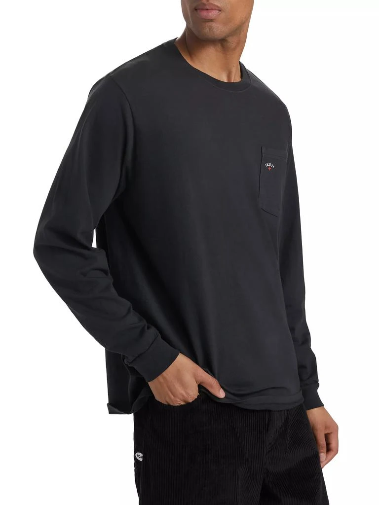 Noah Core Logo Pocket Long-Sleeve T-Shirt 4