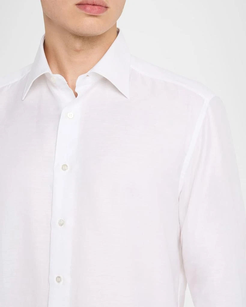 Stefano Ricci Men's Cotton-Linen Dress Shirt 5