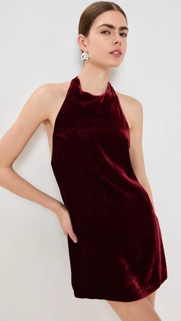 Reformation Avielle Velvet Dress 1