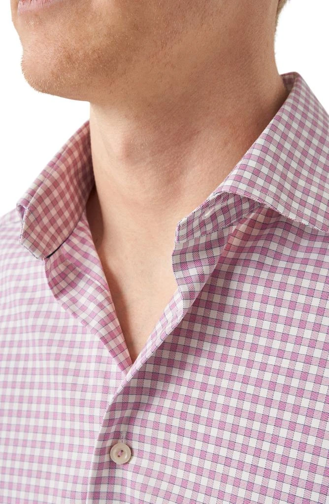 Eton Slim Fit Check Organic Cotton Dress Shirt 2