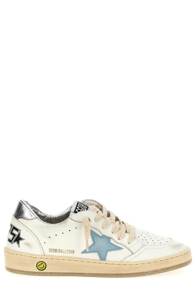 Golden Goose Kids Golden Goose Kids Ball Star-Patch Lace-Up Sneakers