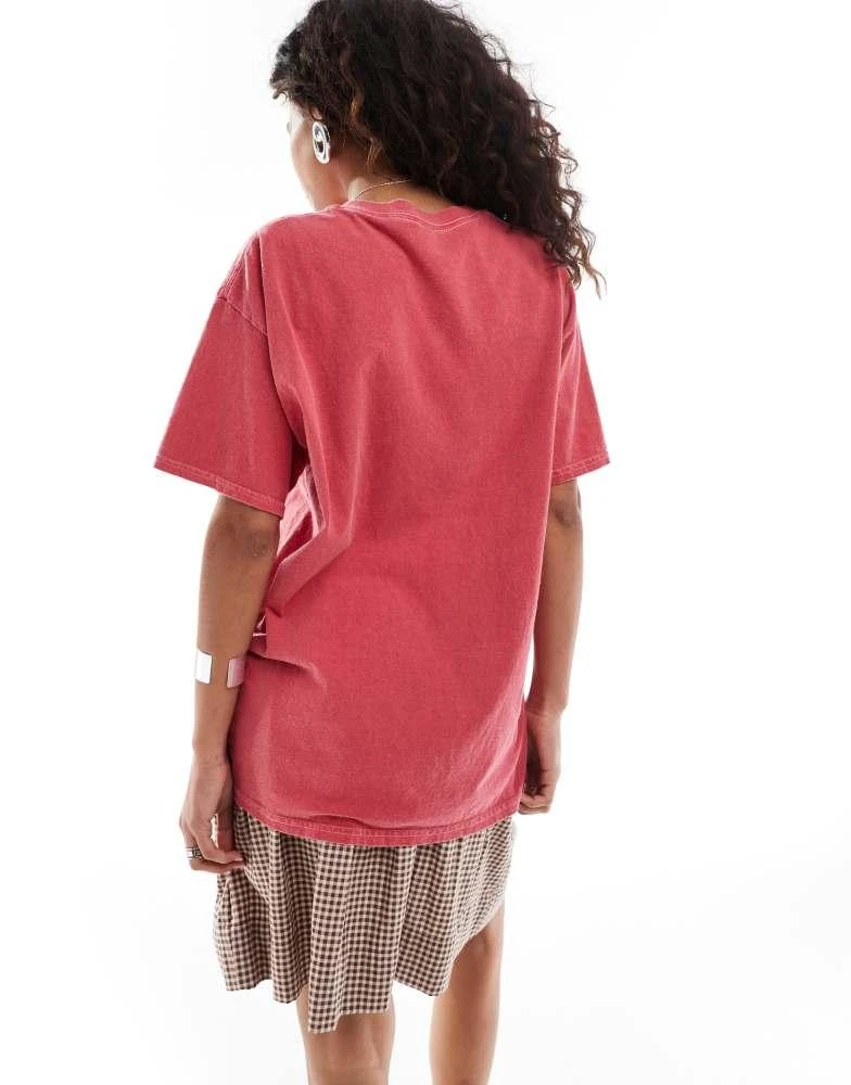 Reclaimed Vintage Reclaimed Vintage unisex oversized t-shirt with England print in red 2