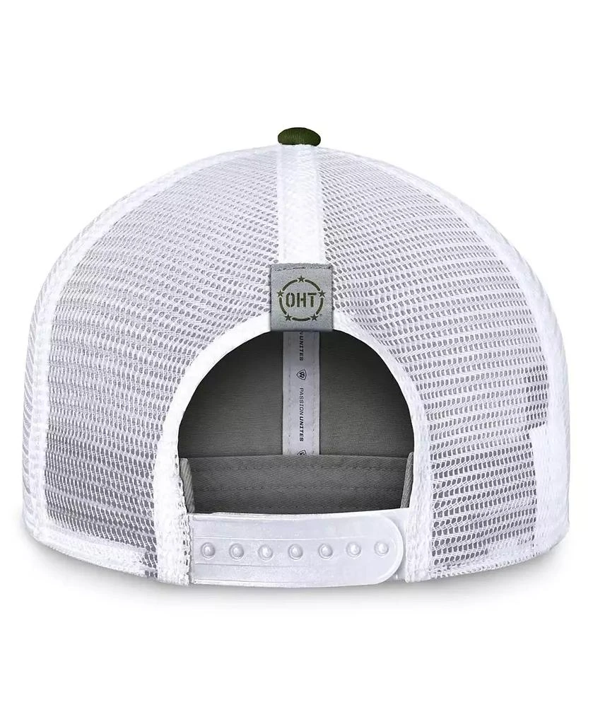 Top of the World Men's Gray/Green Michigan State Spartans OHT Military Appreciation Badge Trucker Adjustable Hat 4