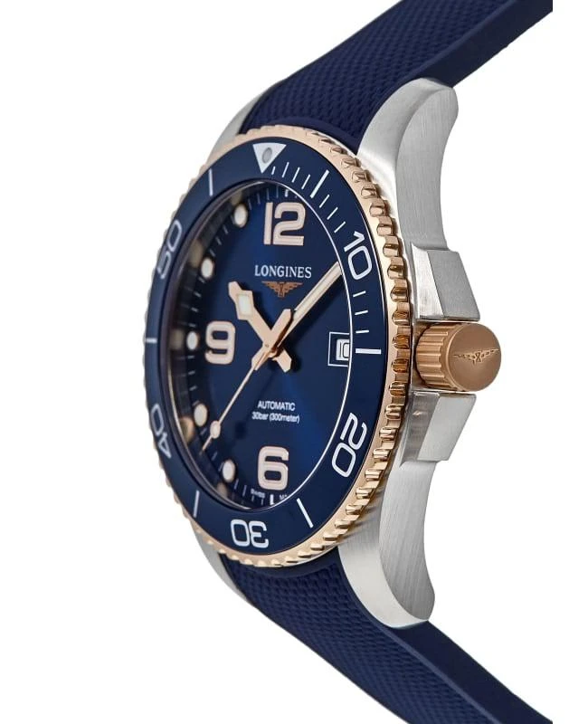Longines Longines HydroConquest Automatic Blue Dial Rubber Strap Men's Watch L3.782.3.98.9 2