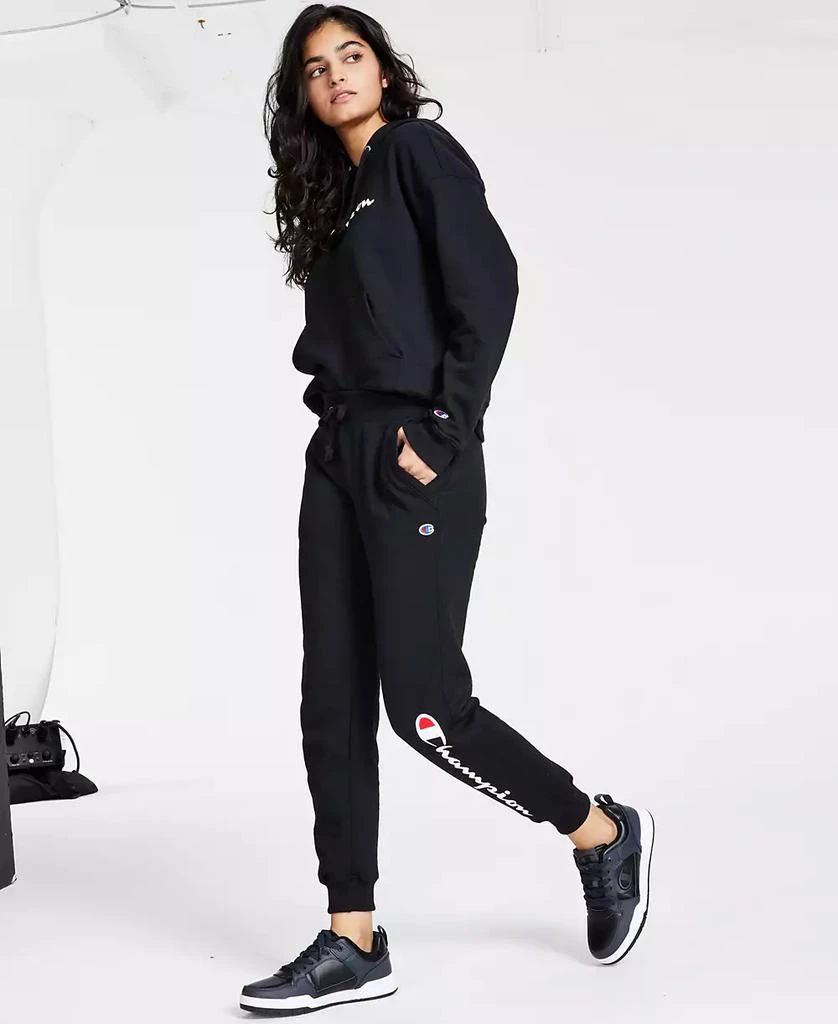 CHAMPION Women's Drawstring Logo Fleece Jogger Sweatpants 5
