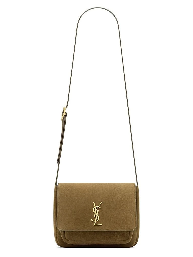 Yves Saint Laurent Niki Satchel Shoulder Bag in Suede 1