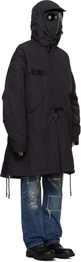 Shop Black C.P. Company Edition Goggle Coat on Sale at