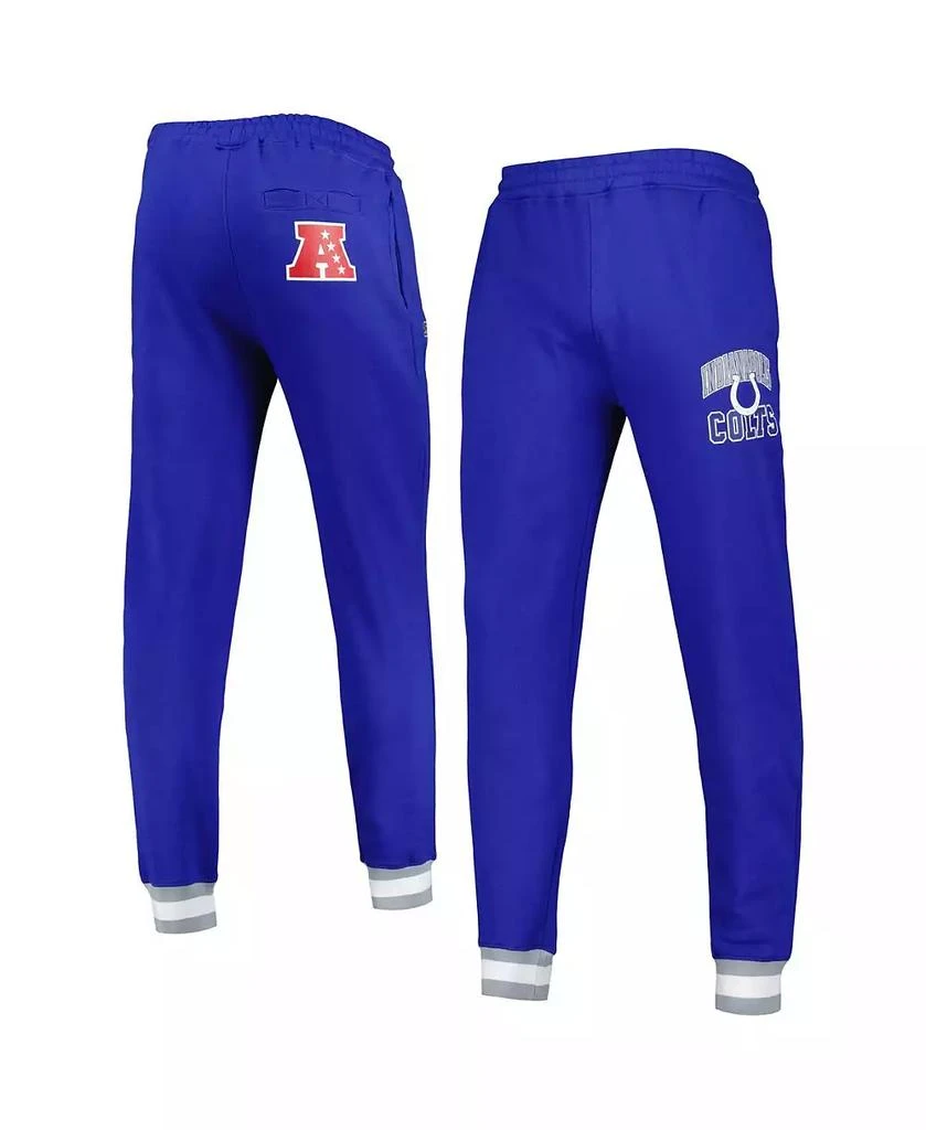 Starter Men's Royal Indianapolis Colts Blitz Fleece Jogger Pants 1