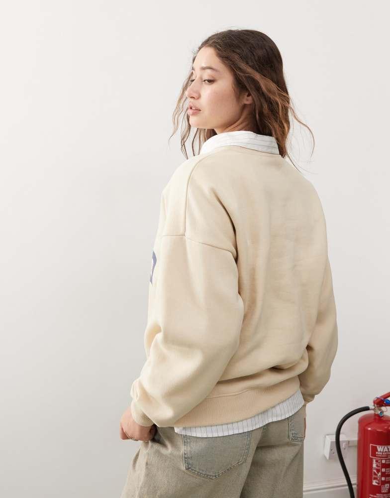 Daisy Street Daisy Street oversized natural sweatshirt with 1992 graphic