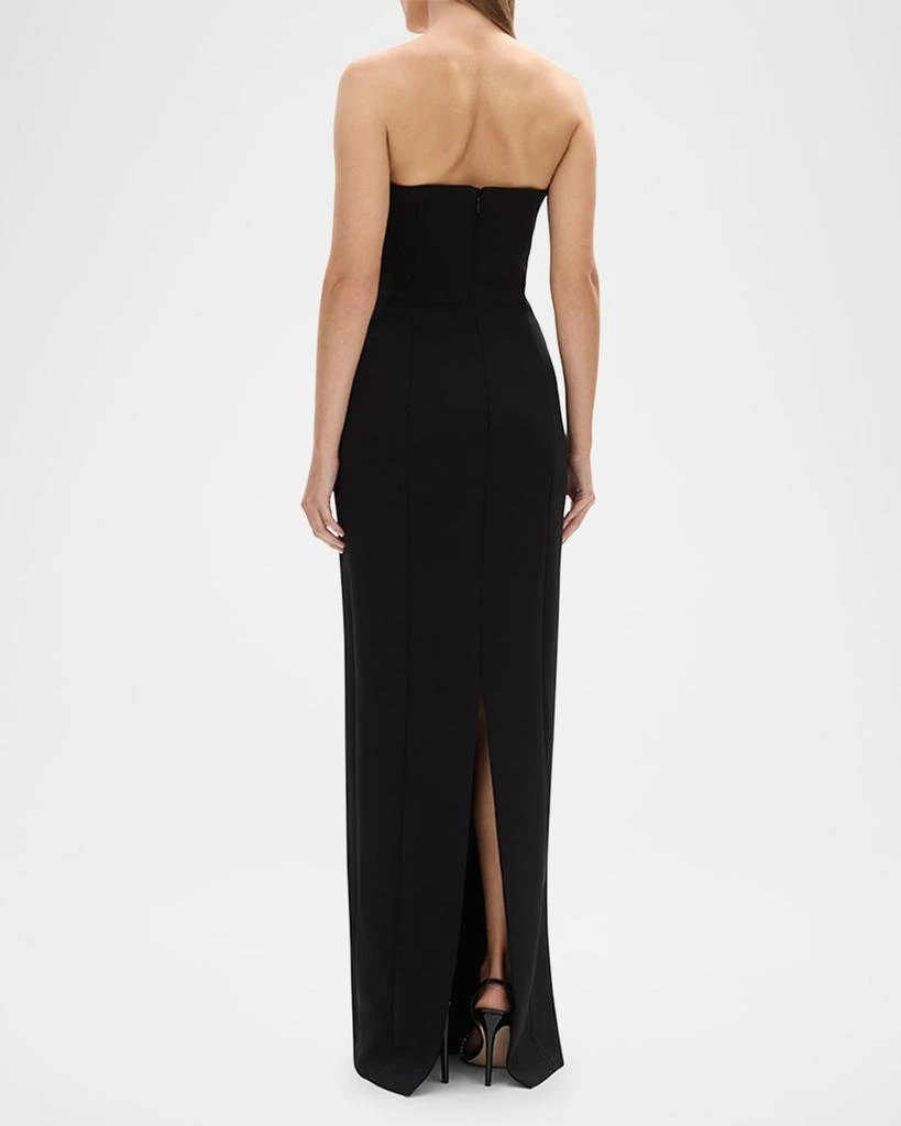 RACHEL GILBERT Atticus Crystal Strapless Column Gown 4