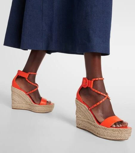 Christian Louboutin Chocazeppa Spikes 120 espadrille wedges 4