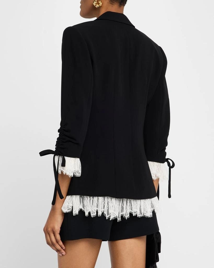 Cinq a Sept Roxie Blazer w/ Lace 3