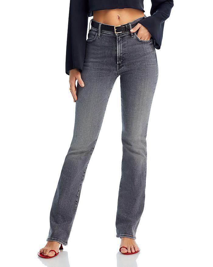 MOTHER Petites The Lil' Hustler Petites High Rise Jeans in Magic Eight Ball