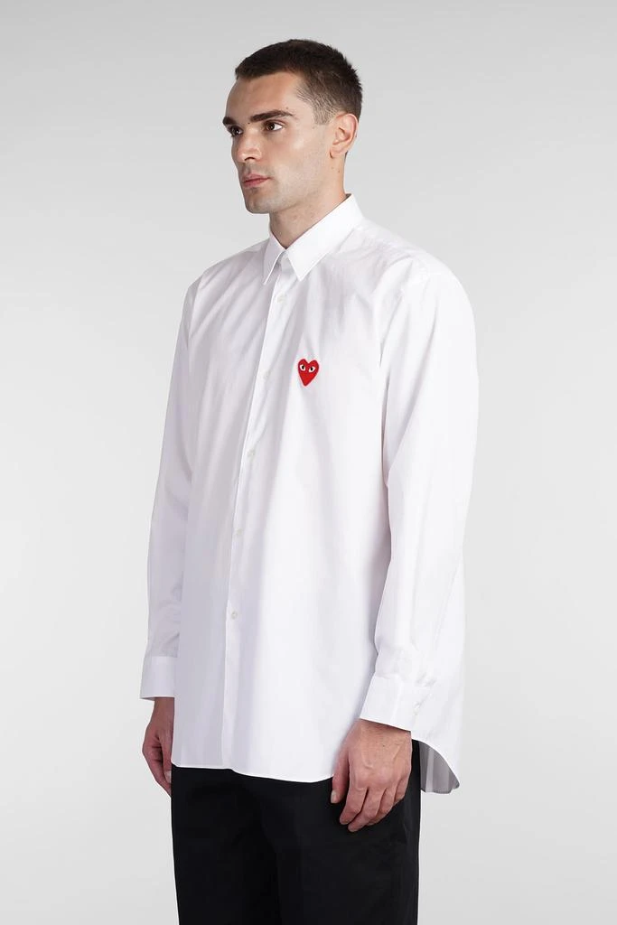 Comme des Garcons Shirt In White Cotton 4