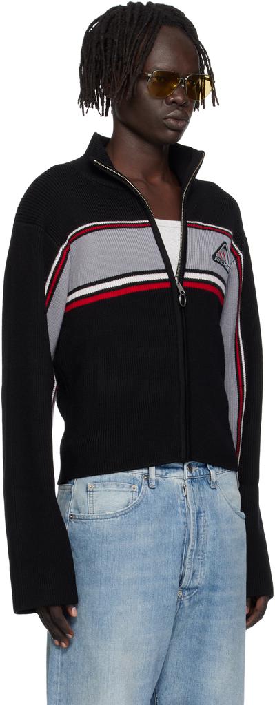 Black Cropped Cable Zip Sweatshirt – On Sale Now with Up to 30