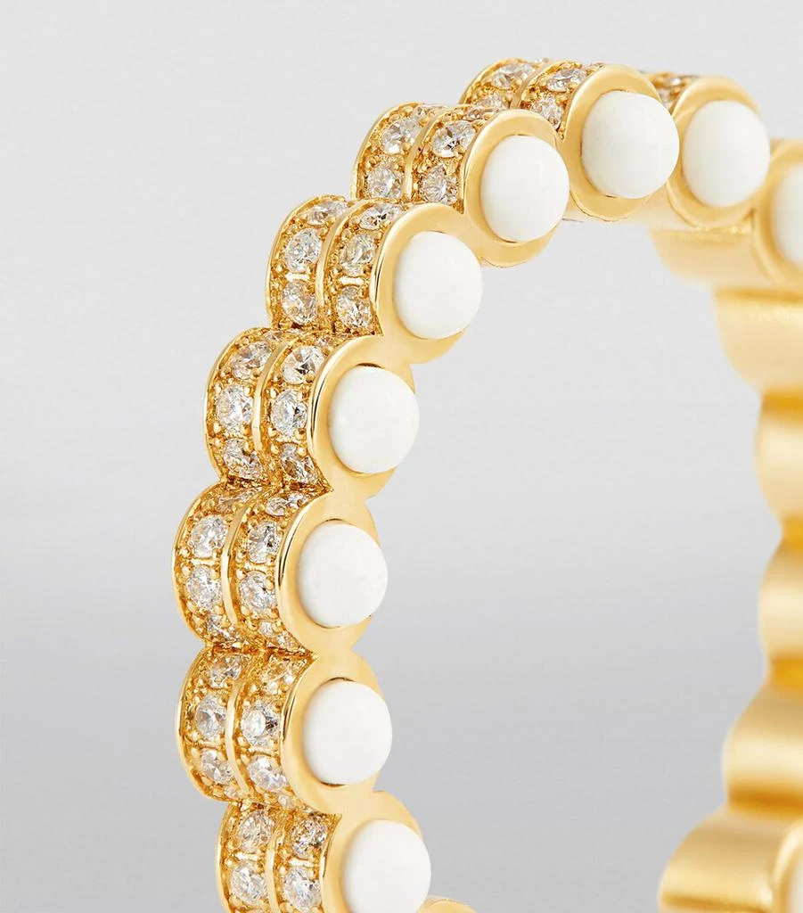 L'ATELIER NAWBAR Yellow Gold, Diamond and Enamel The Hydrogen Ring 6