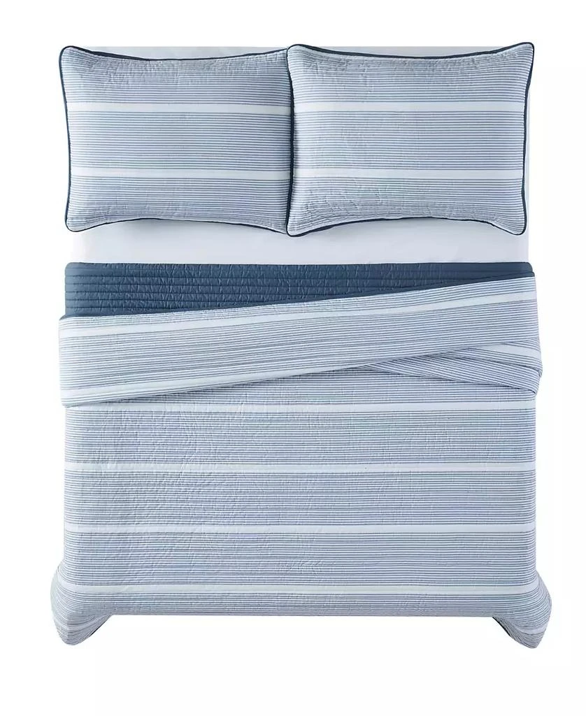 Macy's Niari Yarn Dye Stripe 3 Piece Quilt Set 3
