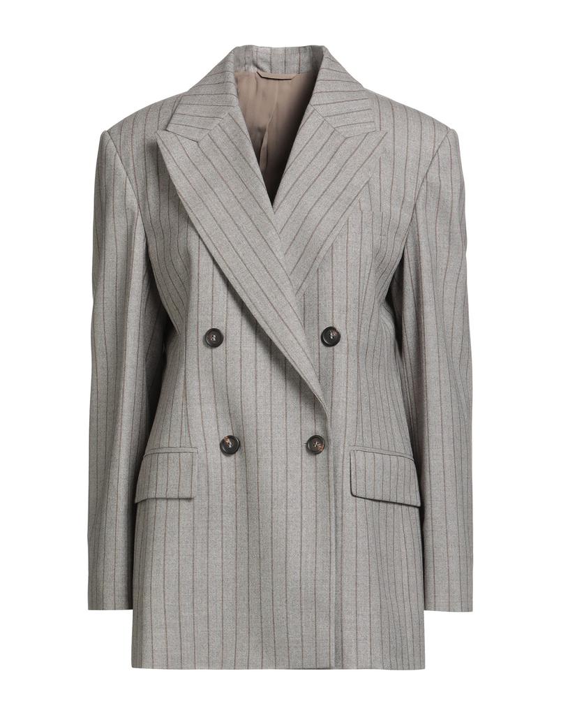 Brunello Cucinelli Cropped bead-embellished houndstooth wool