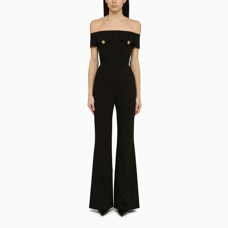 Balmain Balmain Jumpsuit With Jewelled Buttons 1