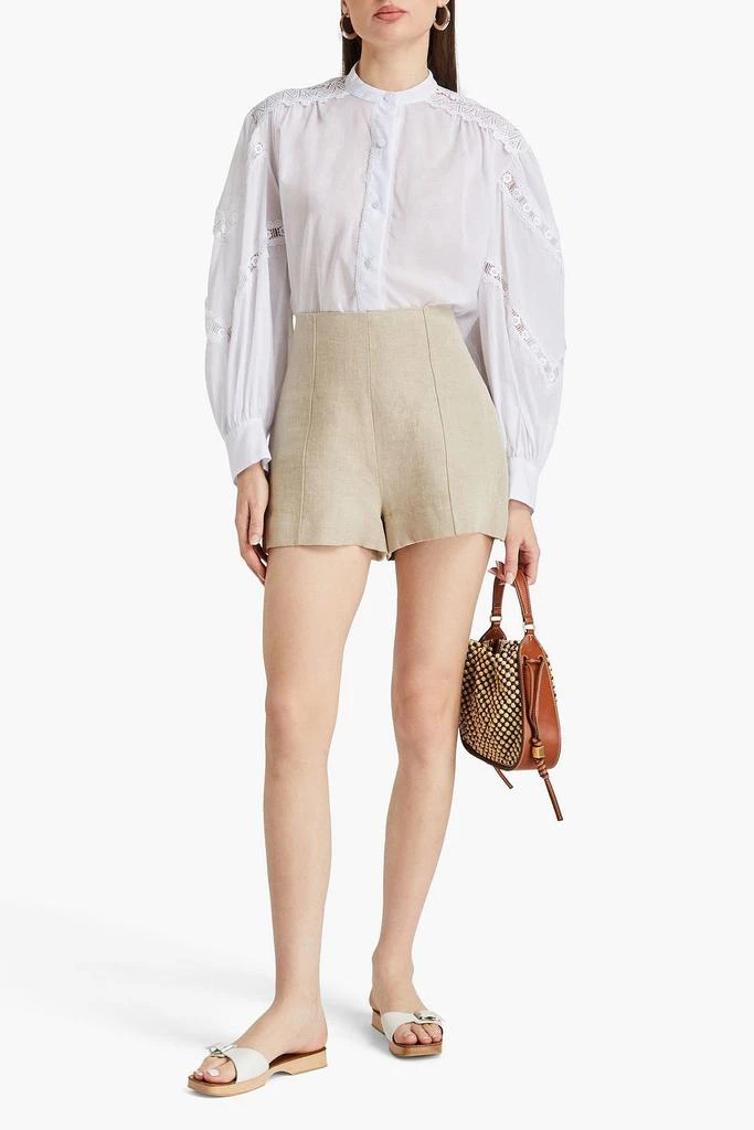 Charo Ruiz Ibiza Marian cotton-blend broderie anglaise shirt 2
