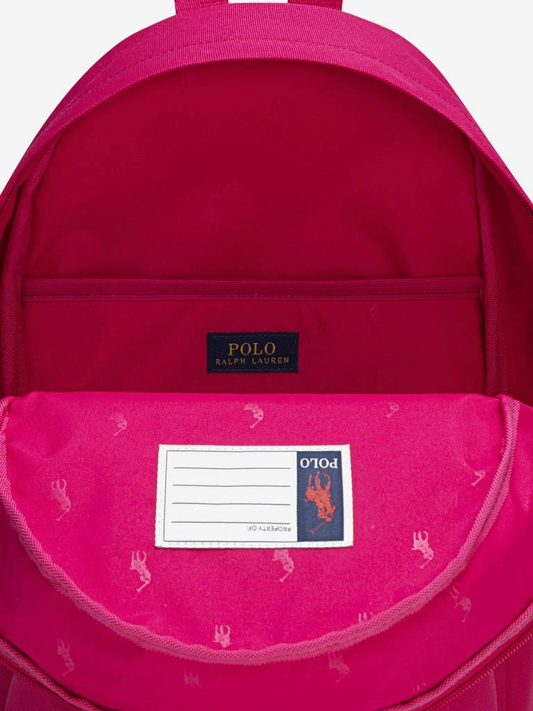 Ralph Lauren Ralph Lauren Girls Logo Backpack in Pink (44cm) 4