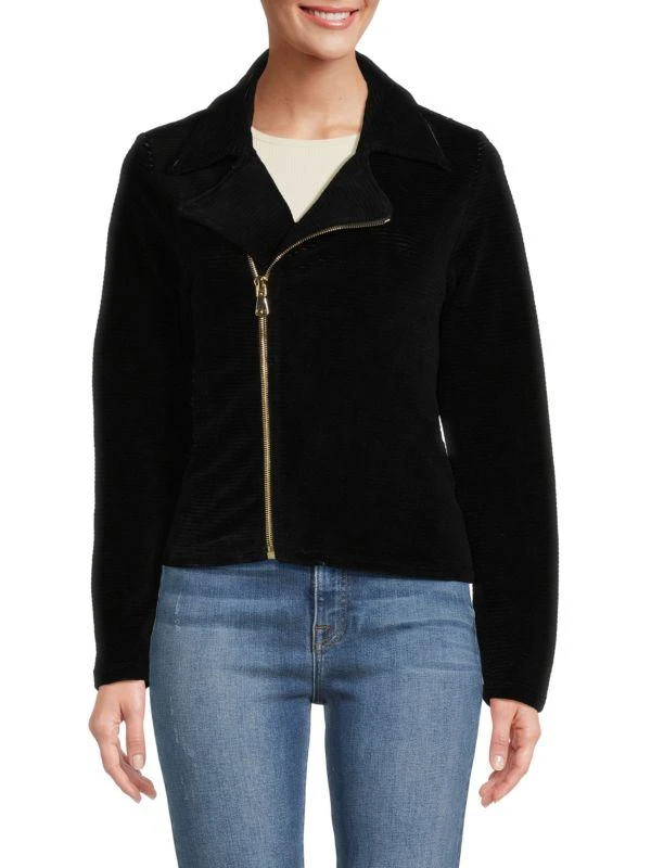 Michael Lauren Moto Zip Jacket 1