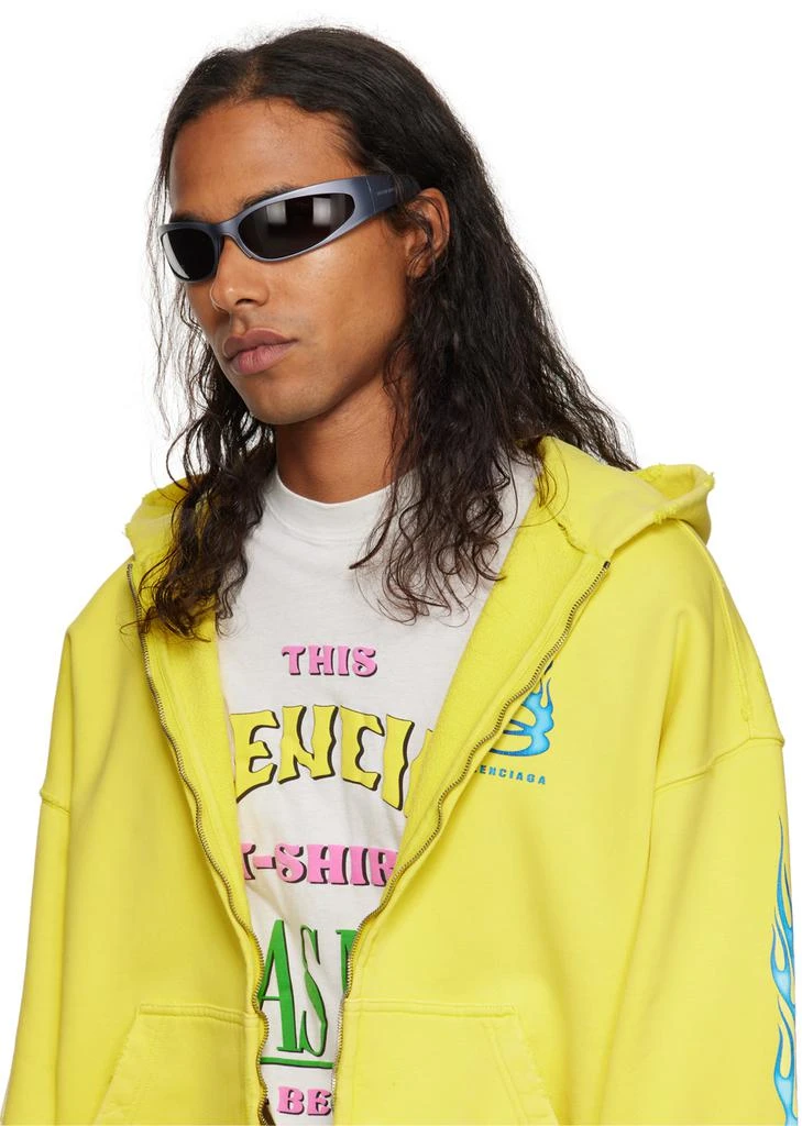 Balenciaga Gunmetal Reverse Xpander 2.0 Sunglasses 4