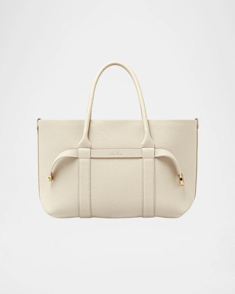 Loro Piana Ghiera Small Leather Shopper Tote Bag 1