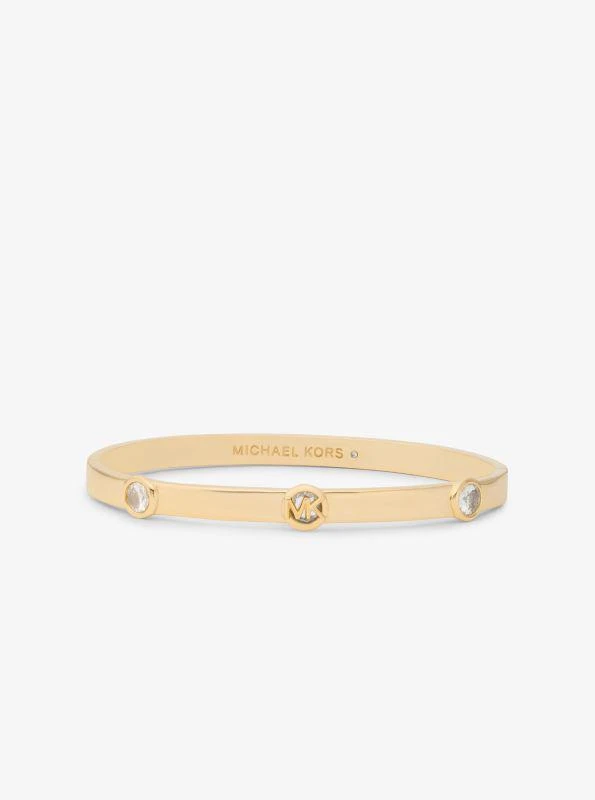 Michael Kors Logo Bezeled Pavé Bangle 1