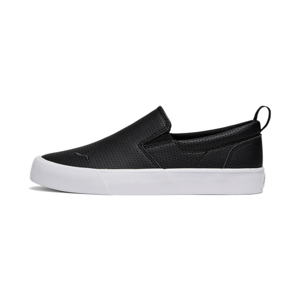 Puma black flat shoes on sale