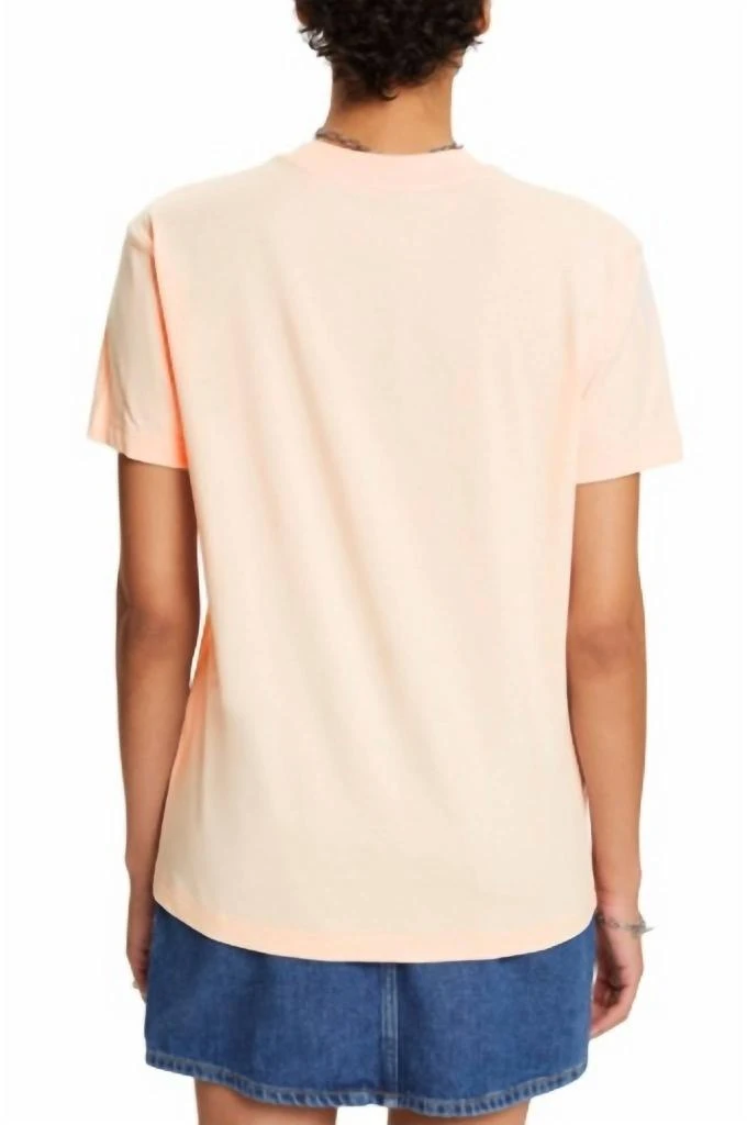 Esprit Esprit - Logo Crewneck Cotton T-Shirt 5