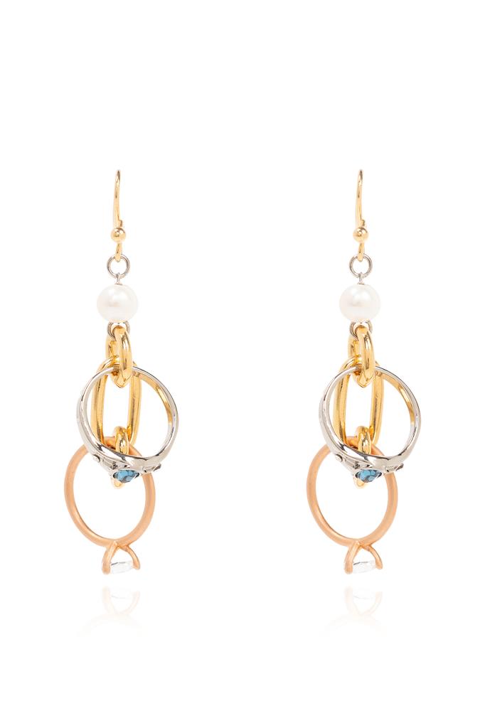ピアス Marni Bow Drop Earrings Marni MARNI | Silver Bow drop earrings | Women | PZ