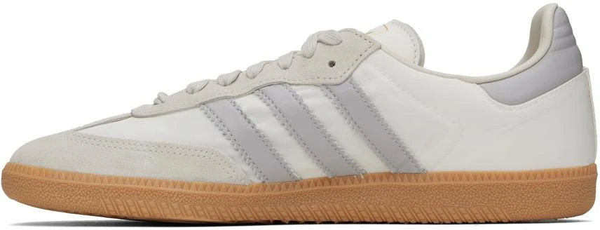 Adidas Off-White & Gray Samba OG Sneakers 3
