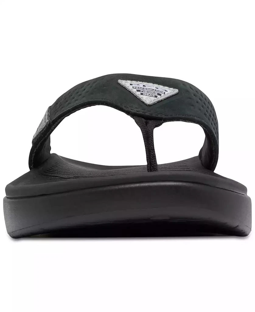 NEW COLUMBIA men\'s boatside flip lea sandal in black Amazon.com | Columbia Men main image 4
