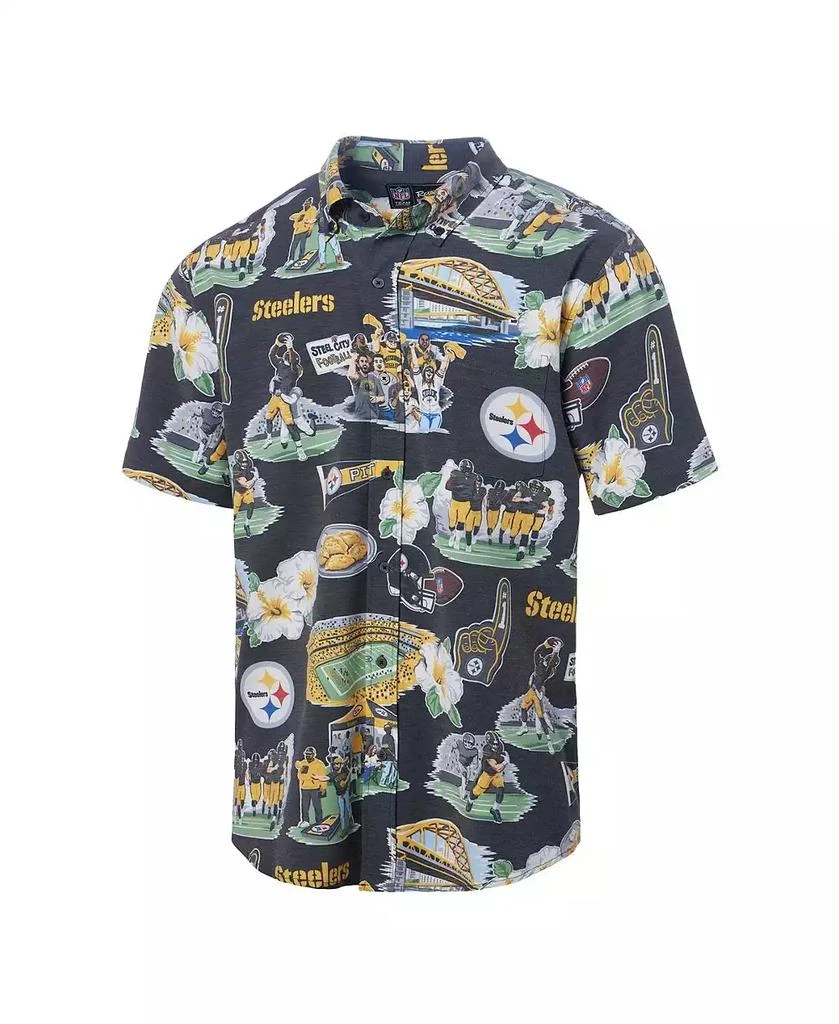 Reyn Spooner Men's Black Pittsburgh Steelers Scenic Button-Down Shirt 2