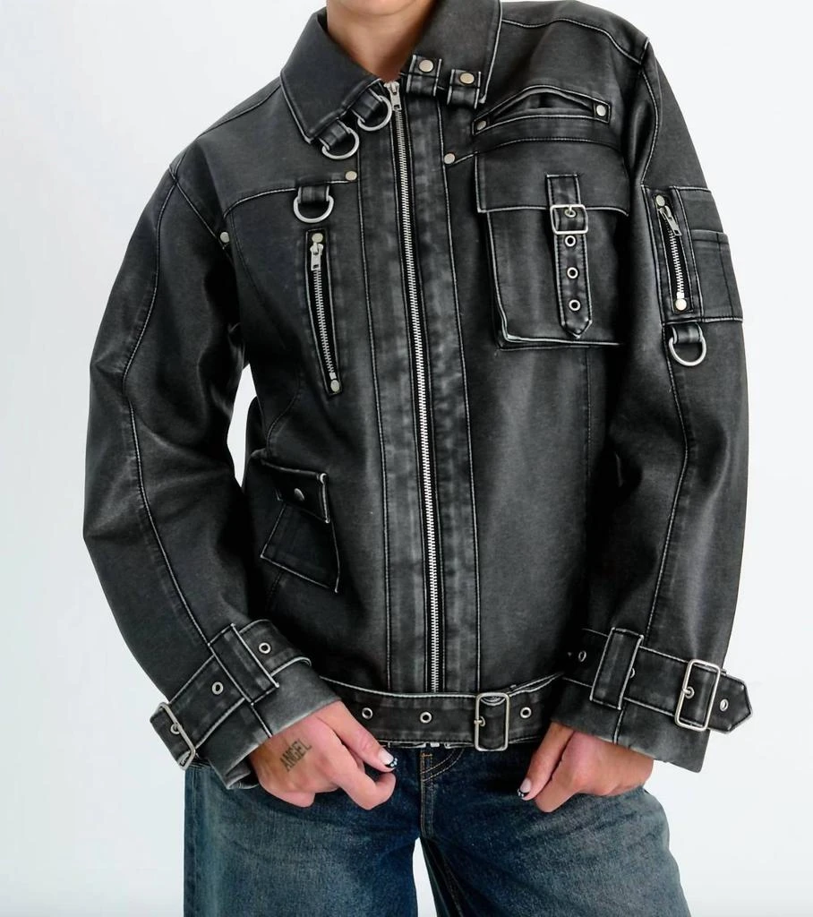 The Ragged Priest The Ragged Priest - Ace Faux Leather Jacket 1
