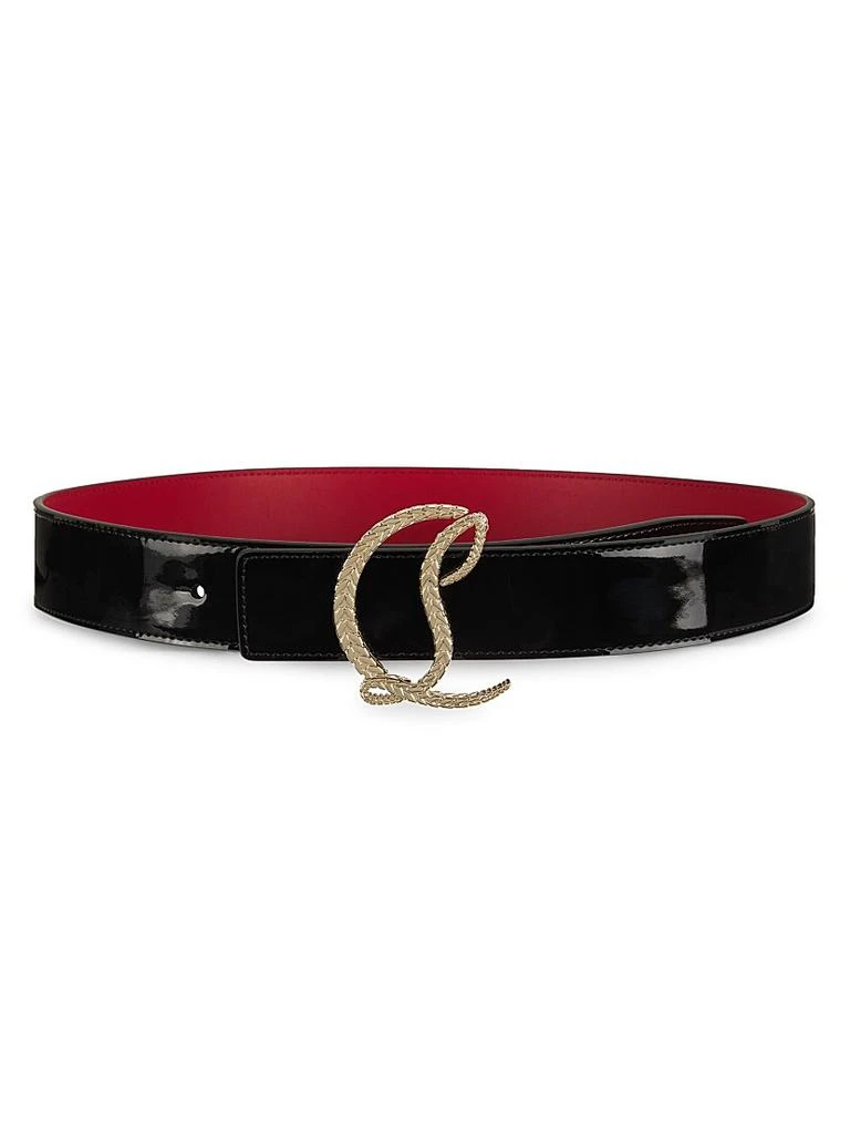 Christian Louboutin CL Logo Belt - Belts - Free Shipping  display picture 1