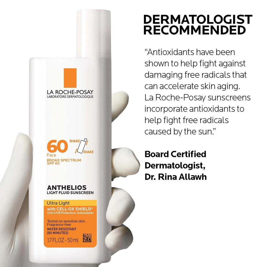 La Roche Posay La Roche-Posay Anthelios Ultra Light Fluid Face Sunscreen Broad Spectrum SPF 60 6