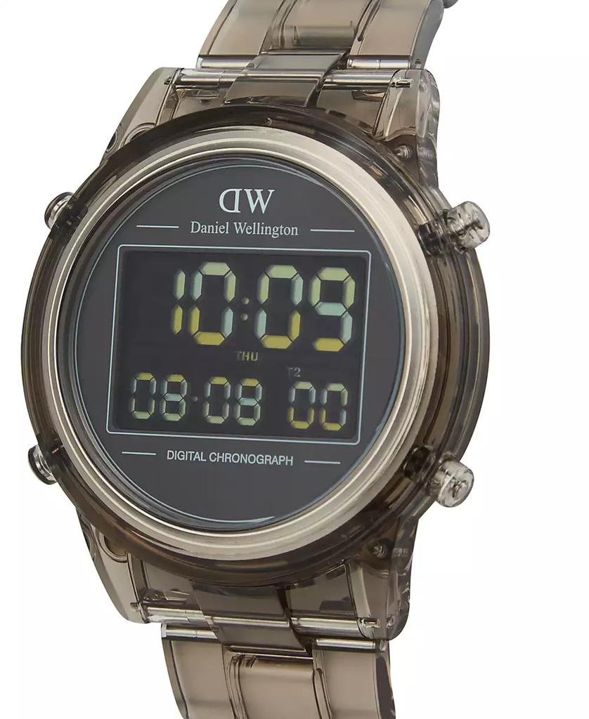 Daniel Wellington Men's Chronograph Gray Plastic Watch, 42mm