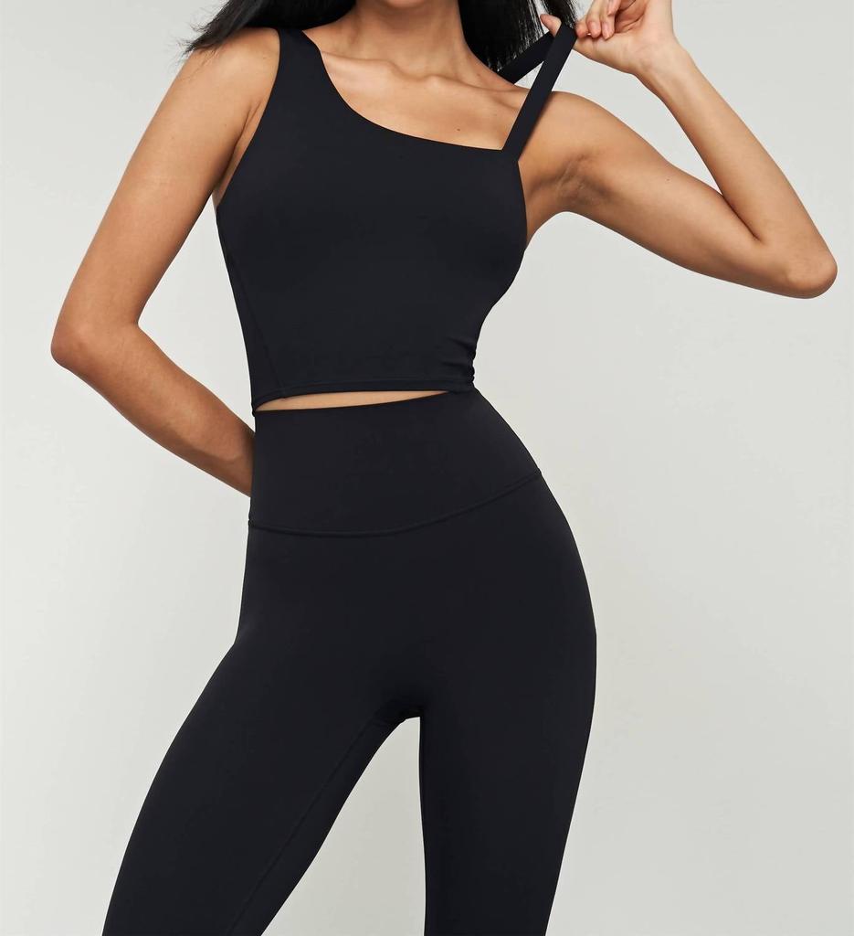 91thelabel 91Thelabel - Kalina Longline One Shoulder Strap Sports Bra