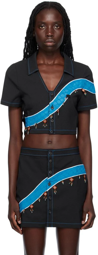 Ahluwalia Black Priya Shirt 1